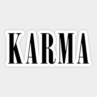 Karma Sticker